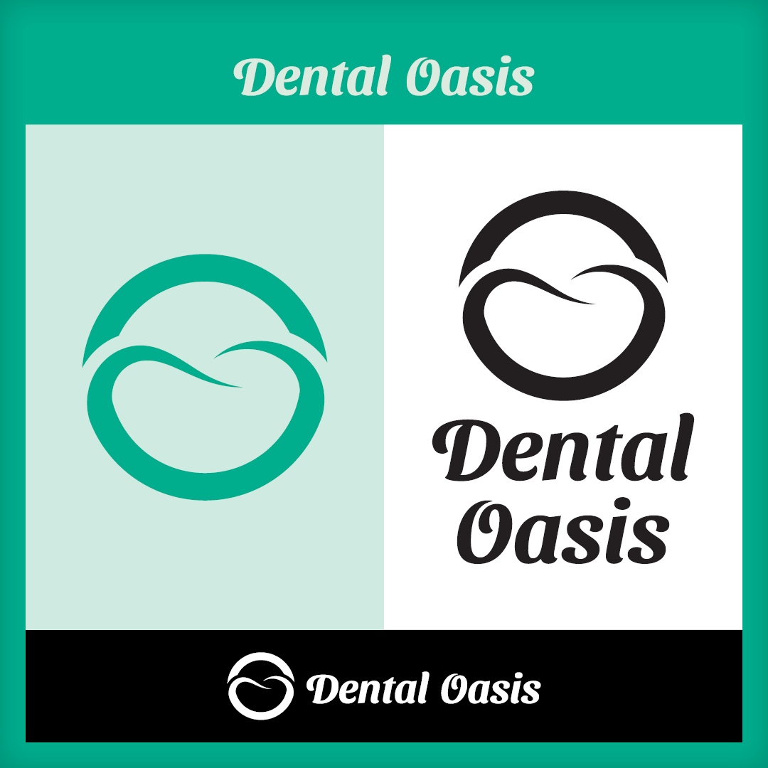 Dental Oasis Logo Layout